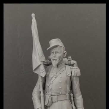 Chasseurs à Pied Porte-fanion Conflit franco-prussien 1870-71